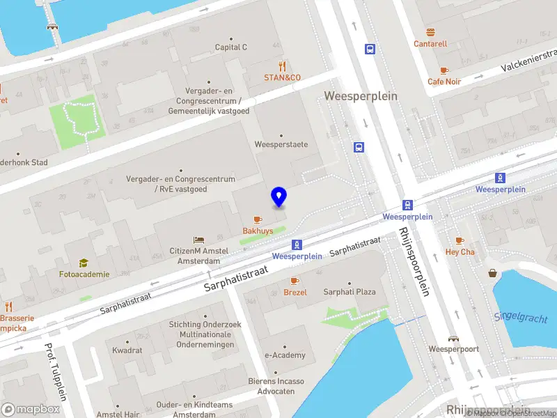 Tabakshuis Weesperplein B.V. Amsterdam