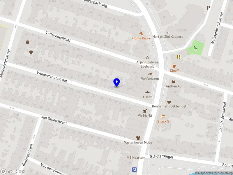 VvE perceel Wouwermanstr. 5 zw en rd Haarlem