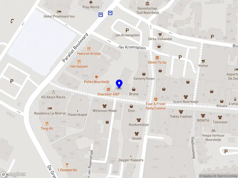 Wedstrijdkaart Noordwijk