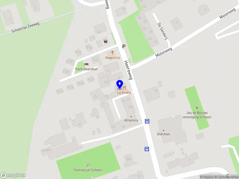 Nieuw bedrijf Italiaans Restaurant La Grotta