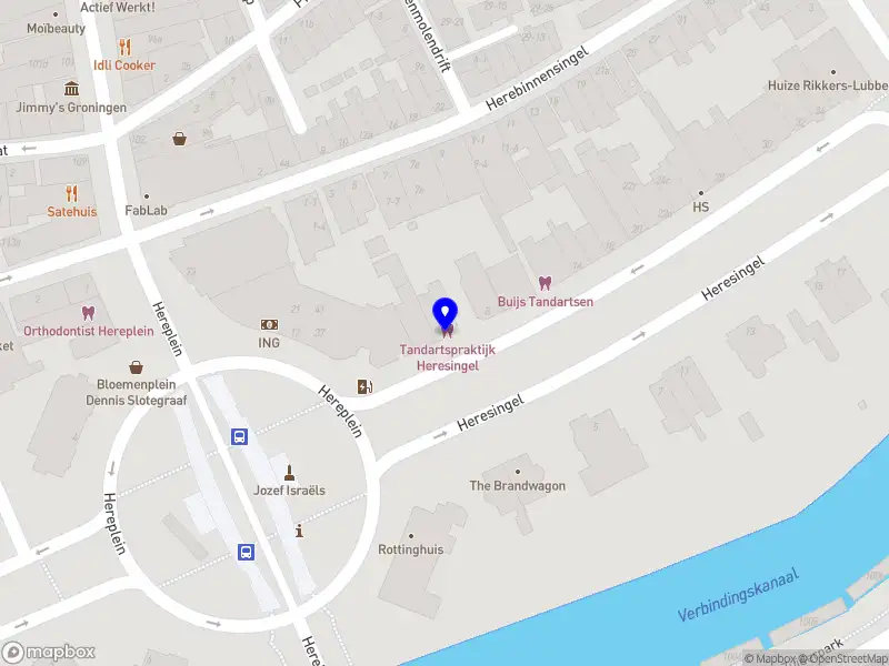 Nieuw bedrijf Tandartspraktijk Heresingel