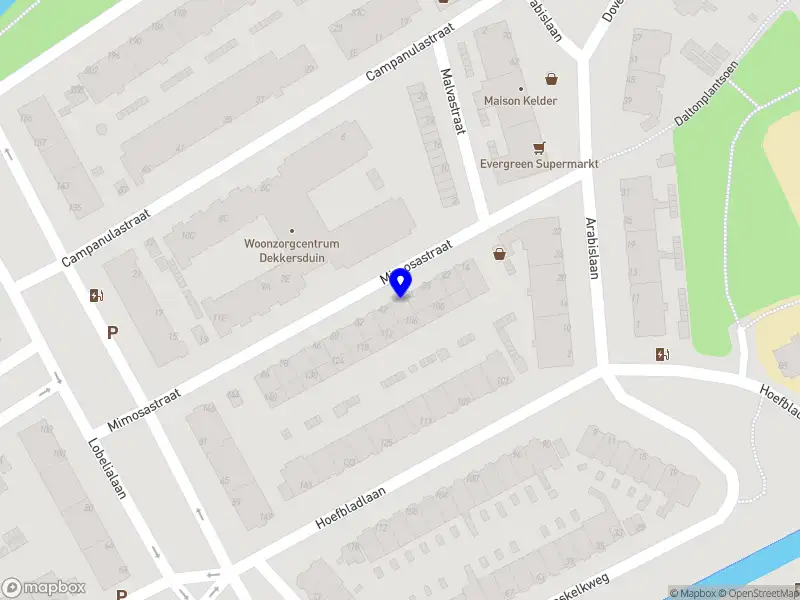 Mimosastraat 36 t/m 40, 106 en 108