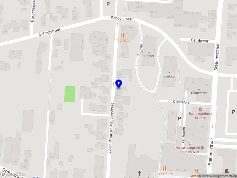 Donker interieurbouw