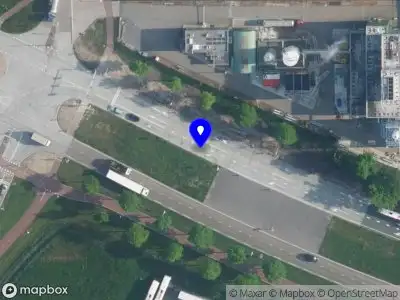 Snelheidscontrole op Westpoortweg te Amsterdam