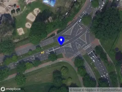 Snelheidscontrole op Laan van België te Roosendaal