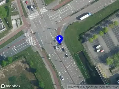 Snelheidscontrole op Muntbergweg te Amsterdam