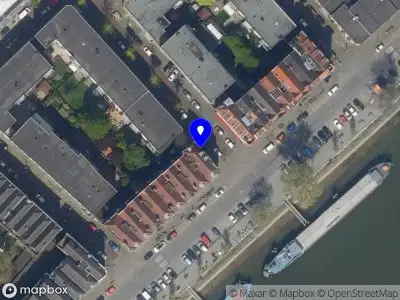 Snelheidscontrole op Prins Hendrikkade te Rotterdam