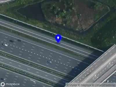 Snelheidscontrole op A1 te Muiden