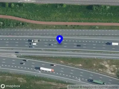 Snelheidscontrole op A1 te Muiden