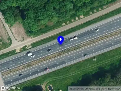 Snelheidscontrole op A1 te Wilp