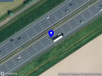 Snelheidscontrole op A1 te Wilp