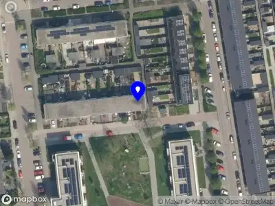 Brandweer met gepaste spoed naar de Zilversmidshof in Schoonhoven