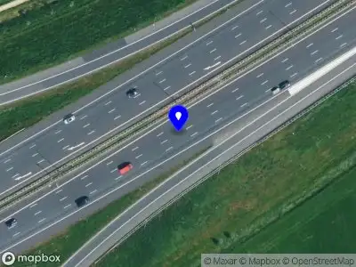 Snelheidscontrole op A1 te Wilp