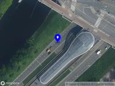 Snelheidscontrole op Nieuwe Leeuwarderweg te Amsterdam