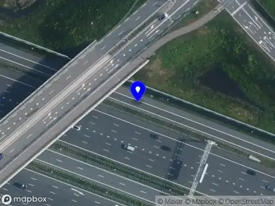 Snelheidscontrole op A1 te Muiden
