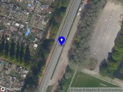 Snelheidscontrole op Marathonweg te Vlaardingen