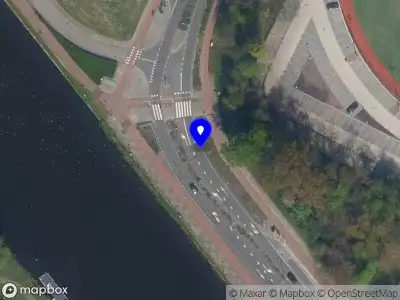 Snelheidscontrole op Abraham van Stolkweg te Rotterdam