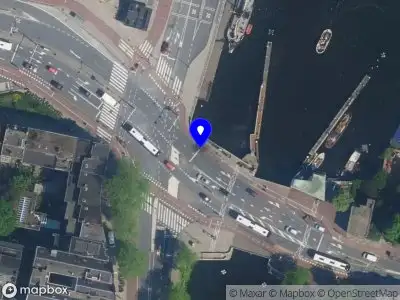 Snelheidscontrole op Van Diemenstraat te Amsterdam