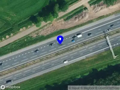 Snelheidscontrole op A1 te Wilp