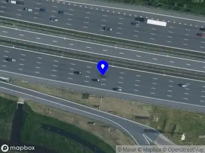 Snelheidscontrole op A1 te Muiden