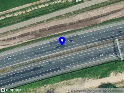 Snelheidscontrole op A1 te Wilp