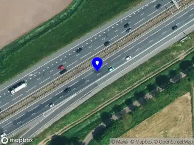 Snelheidscontrole op A1 te Wilp