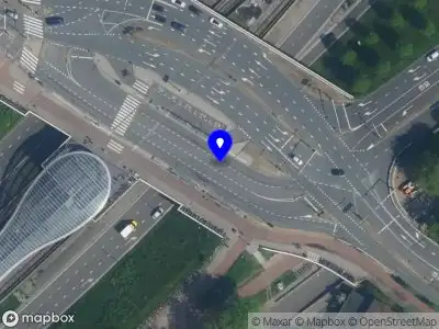 Snelheidscontrole op Nieuwe Leeuwarderweg te Amsterdam