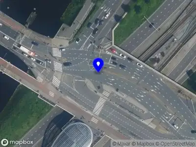 Snelheidscontrole op Johan van Hasseltweg te Amsterdam