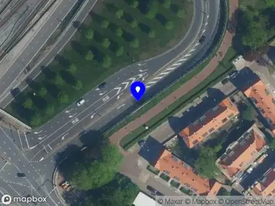 Snelheidscontrole op Nieuwe Leeuwarderweg te Amsterdam