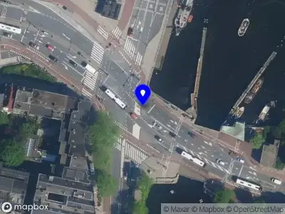 Snelheidscontrole op Van Diemenstraat te Amsterdam