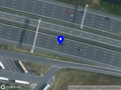 Snelheidscontrole op A1 te Muiden