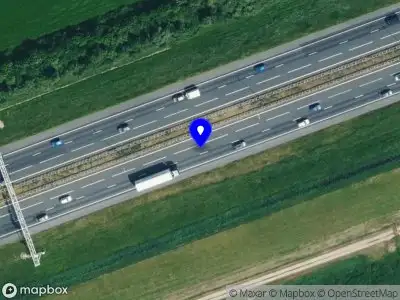 Snelheidscontrole op A1 te Wilp