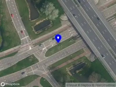 Snelheidscontrole op Oostpoortweg te Delft