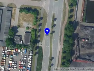 Snelheidscontrole op Binnenhavenweg te Lelystad