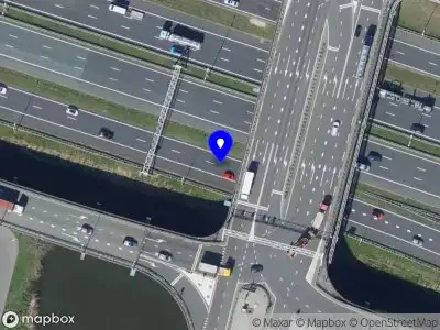 Snelheidscontrole op A15 te Rotterdam-Albrandswaard