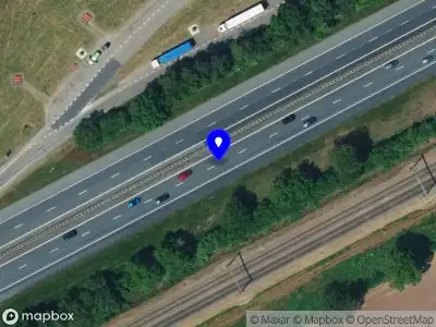 Snelheidscontrole op A1 te Stroe