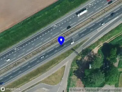 Snelheidscontrole op A1 te Wilp