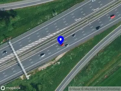 Snelheidscontrole op A1 te Wilp