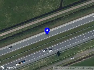 Snelheidscontrole op A7 te Oostwold