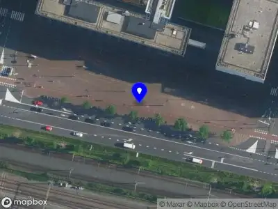 Snelheidscontrole op Piet Heinkade te Amsterdam