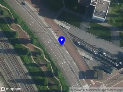 Snelheidscontrole op Piet Heinkade te Amsterdam
