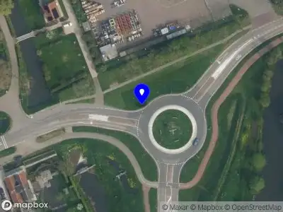 Snelheidscontrole op Theodore Rooseveltplein te Benschop