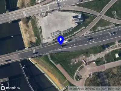 Snelheidscontrole op A7 te Kornwerderzand