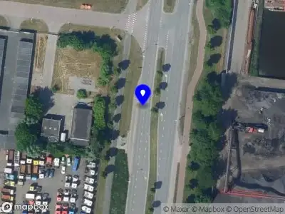 Snelheidscontrole op Binnenhavenweg te Lelystad