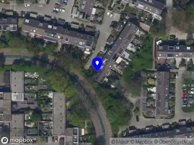 Brandweer met gepaste spoed naar de Hortensiadal in Leiden vanwege stormschade