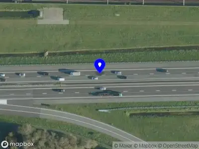 Snelheidscontrole op A15 te Meteren