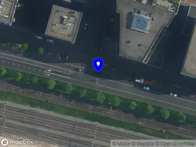 Snelheidscontrole op Piet Heinkade te Amsterdam