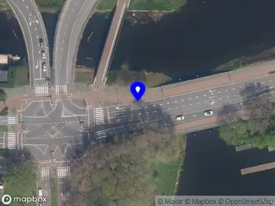 Snelheidscontrole op Boezemlaan te Rotterdam