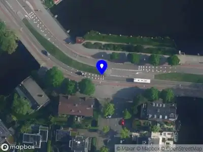 Snelheidscontrole op Muzenplein te Amsterdam