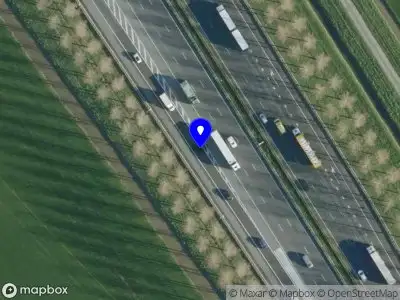 Snelheidscontrole op A15 te Waardenburg